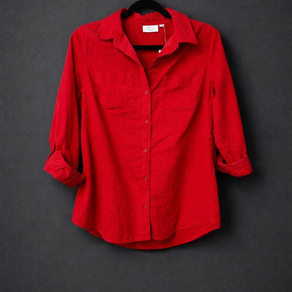 Kim Rogers Red Button Down Shirt